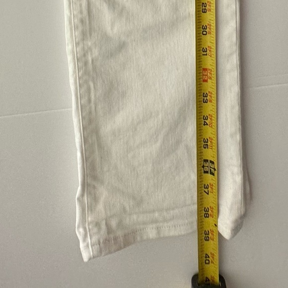 Lauren Ralph Lauren Women's Size 14 Jeans White Cotton Elastane Straight Denim - Picture 9 of 10